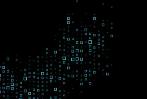 Dark BLUE vector template with rhombus. Stock Illustration