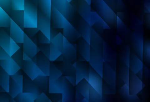 Dark BLUE vector template with rhombus. Stock Illustration