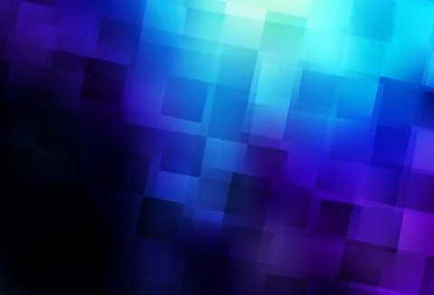 Dark BLUE vector template with rhombus. Illustrazione stock
