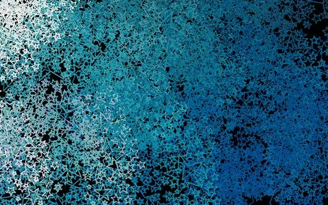 Dark BLUE vector template with sky stars. Stock Illustration