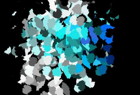Dark BLUE vector texture with abstract forms. 스톡 일러스트