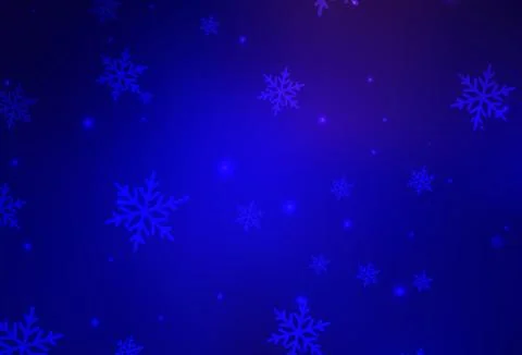 Dark BLUE vector texture in birthday style. Stock Illustration