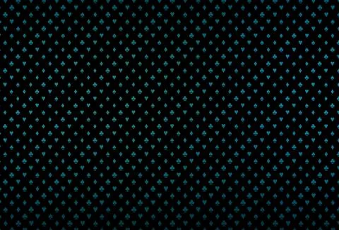 Dark blue vector texture with playing cards. Stock Illustration