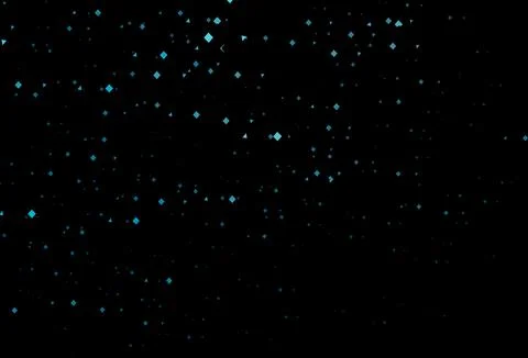 Dark blue vector texture in poly style with circles, cubes. Stock Illustration