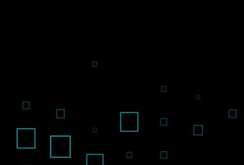 Dark BLUE vector texture in rectangular style. イラスト素材