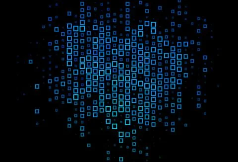 Dark BLUE vector texture in rectangular style. Stock Illustration