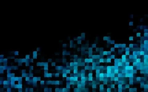 Dark BLUE vector texture in rectangular style. Stock Illustration