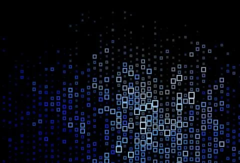 Dark BLUE vector texture in rectangular style. Stock Illustration