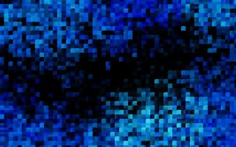 Dark BLUE vector texture in rectangular style. Stock Illustration