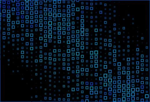 Dark BLUE vector texture in rectangular style. Stock Illustration