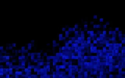 Dark BLUE vector texture in rectangular style. Stock Illustration