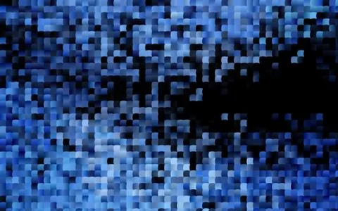 Dark BLUE vector texture in rectangular style. Stock Illustration