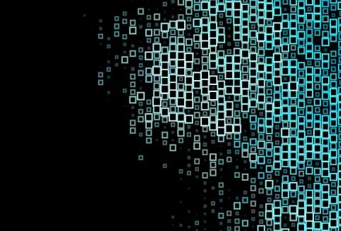 Dark BLUE vector texture in rectangular style. Stock Illustration