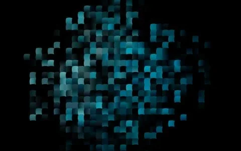 Dark BLUE vector texture in rectangular style. Illustrazione stock