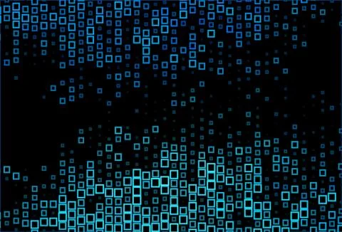 Dark BLUE vector texture in rectangular style. Illustrazione stock