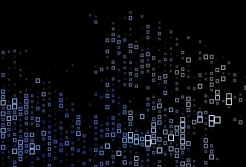 Dark BLUE vector texture in rectangular style. Illustrazione stock
