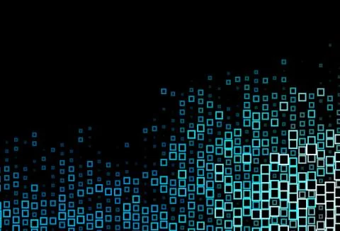 Dark BLUE vector texture in rectangular style. Stock Illustration