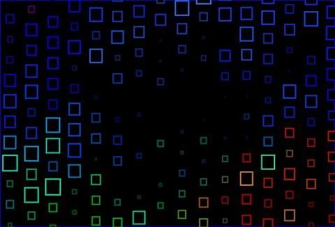 Dark BLUE vector texture in rectangular style. Stock Illustration