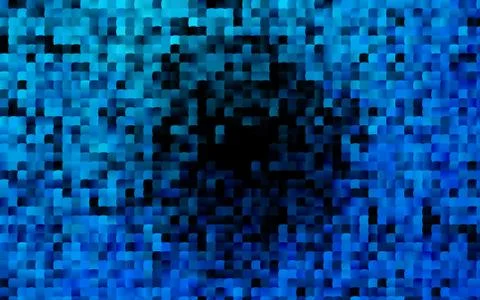 Dark BLUE vector texture in rectangular style. イラスト素材
