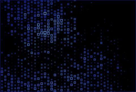 Dark BLUE vector texture in rectangular style. イラスト素材