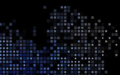 Dark BLUE vector texture in rectangular style. Stock Illustration
