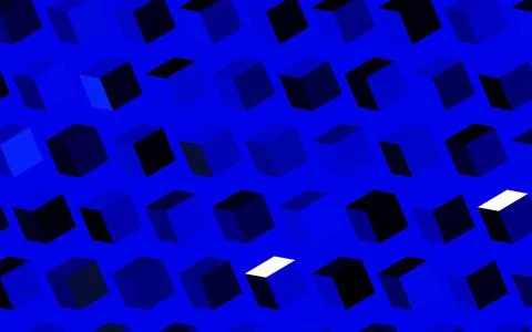 Dark BLUE vector texture in rectangular style. Illustrazione stock