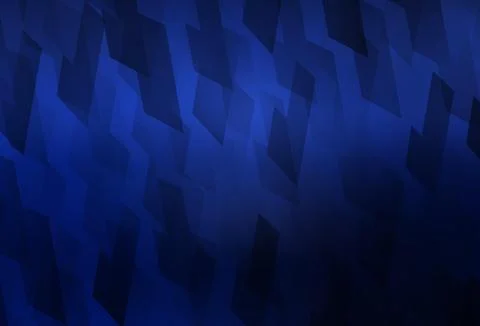 Dark BLUE vector texture in rectangular style. 스톡 일러스트