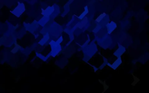 Dark BLUE vector texture in rectangular style. Stock Illustration