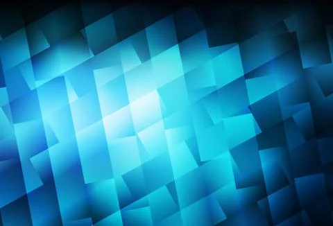 Dark BLUE vector texture in rectangular style. Stock Illustration