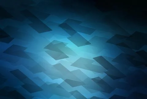Dark BLUE vector texture in rectangular style. Stock Illustration
