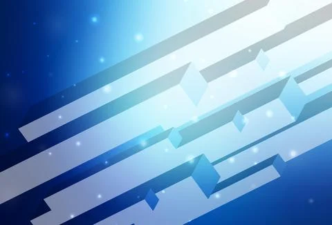 Dark BLUE vector texture in rectangular style. Stock Illustration