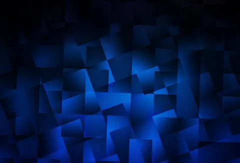 Dark BLUE vector texture in rectangular style. Stock Illustration