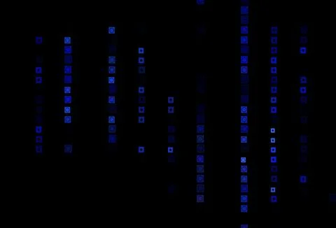 Dark BLUE vector texture in rectangular, circular style. Illustrazione stock