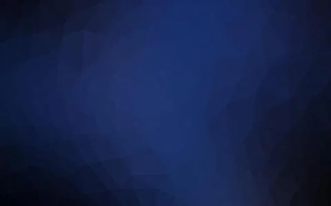 Dark BLUE vector triangle mosaic template. 스톡 일러스트