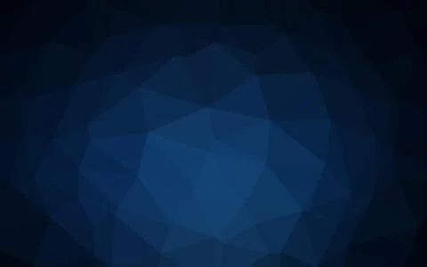Dark BLUE vector triangle mosaic texture. Stock Illustration