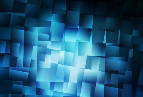 Dark BLUE vector triangle mosaic texture. Stock Illustration