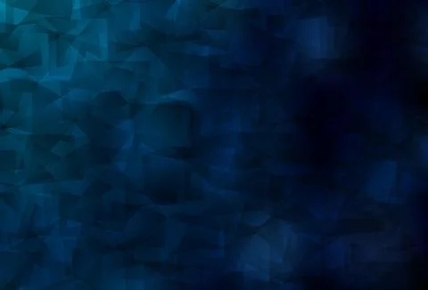 Dark BLUE vector triangle mosaic background. Stock Illustration