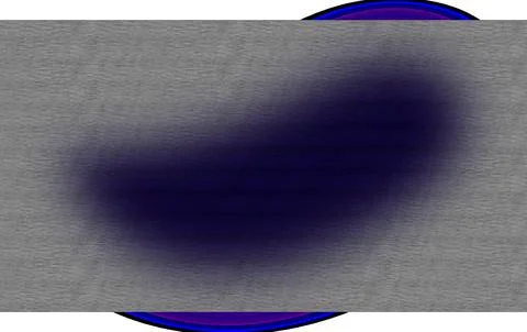 Dark blue vignette on textured background, Monochromatic frame with blue glow Ilustración de archivo