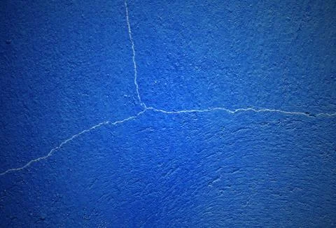 Dark Blue Wall Crack Background Foto stock