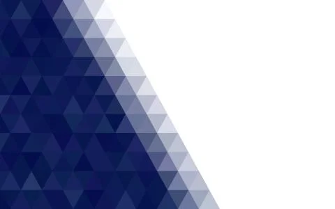Dark Blue, White  triangular low poly, Mosaic pattern Background, Vector illu イラスト素材