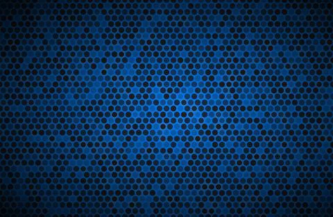 Dark blue widescreen background with wheels with different transparencies Illustrazione stock