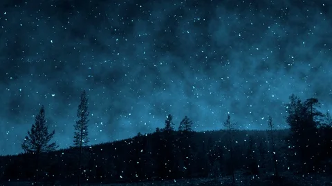 Dark Blue Winter Background Animation Stock-Footage 119218429