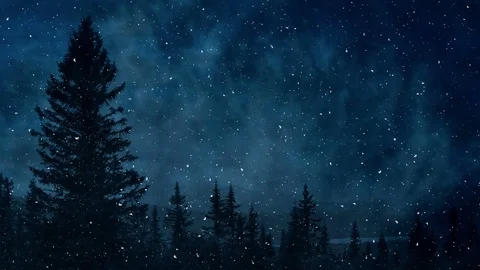 Dark Blue Winter Background Animation Video stock 119219523