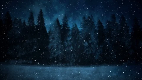 Dark Blue Winter Background Animation Video stock 119221152