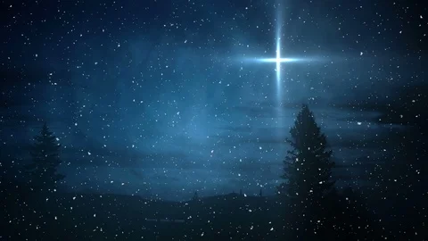 Dark Blue Winter Background Animation 库存影片 120683623