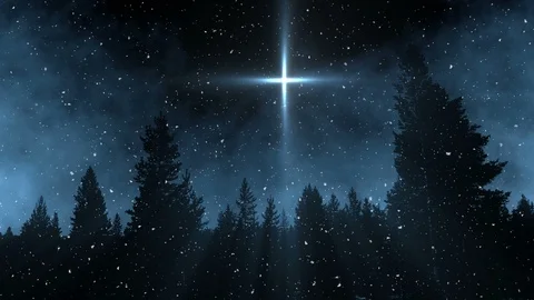 Dark Blue Winter Background Animation Stock-Footage 120684011