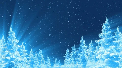 Dark Blue Winter Background Animation Stock Footage 121353976