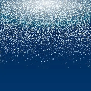 Dark blue winter background. Falling snow. Flying snowflakes backdrop. Christ Stock Illustration