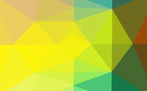 Dark Blue, Yellow vector abstract mosaic pattern. Stock Illustration
