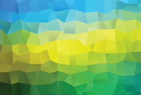 Dark Blue, Yellow vector abstract mosaic pattern. Illustrazione stock